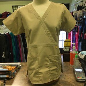 WonderWink Peek-A-Boo Scrub Top